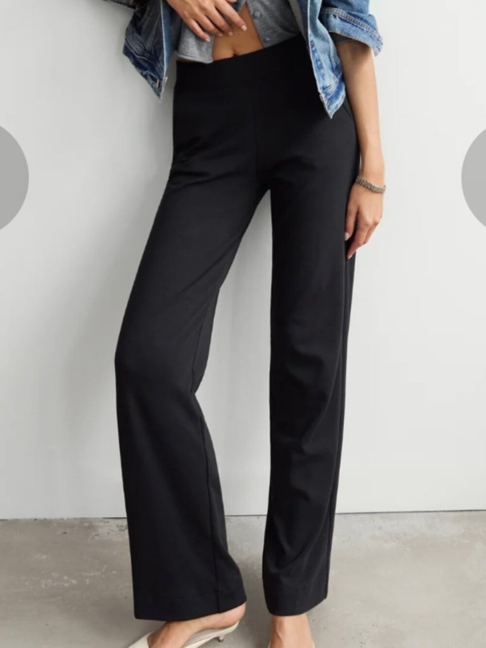 AYR The High Hope High Waist Pants in Black